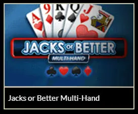 Jack or Better Multi-Hand